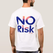 Kein Problem Lustiges Rotes Typografie T-Shirt (Rückseite)