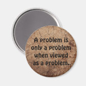 Kein Problem Magnet (Vorderseite/Rückseite)