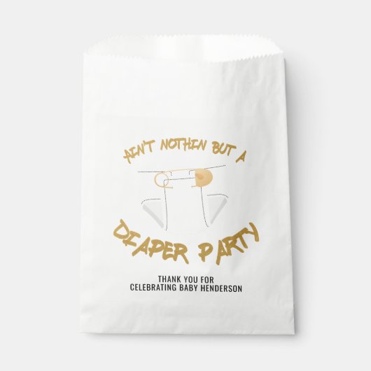 Kein Problem, sondern ein Party-Hip Hop-Party Geschenktütchen (Vorderseite)