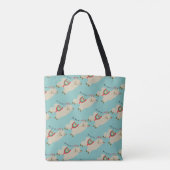 Kein ProbLlama Blau Tasche (Rückseite)