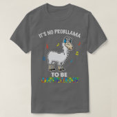 Kein Probllama, ein anderer Lama zu sein T-Shirt (Design vorne)