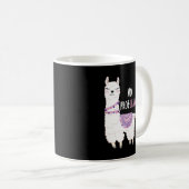 Kein Probllama Llama Kaffeetasse (VorderseiteRechts)
