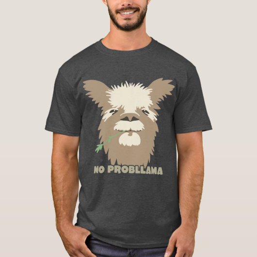 Kein Probllama Llama T-Shirt (Vorderseite)