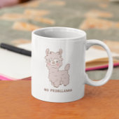 Kein Probllama Niedlich Pink Llama Kaffeetasse