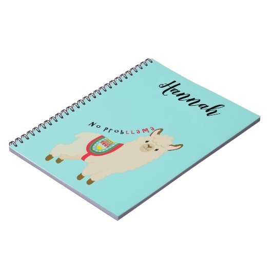 Kein ProbLlama personalisiert Notizblock (Linke Seite)