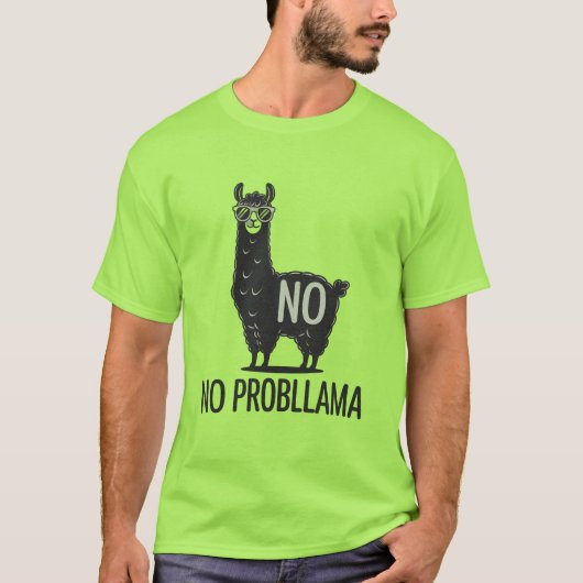 Kein Probllama T-Shirt (Vorderseite)