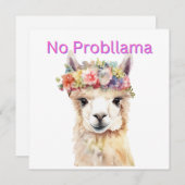 KEIN PROBLLAMA - WENN SIE EINE JESUSKARTE HABEN EINLADUNG (Vorne/Hinten)