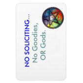 Kein Pullover, mit Pentagramm Magnet (Vertikal)