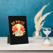 Kein Pulskelett Krankenschwester Funny Medical Hal Fotoplatte (Seite)