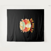 Kein Pulskelett Krankenschwester Funny Medical Hal Wandteppich (Vorderseite (Horizontal))