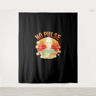 Kein Pulskelett Krankenschwester Funny Medical Hal Wandteppich