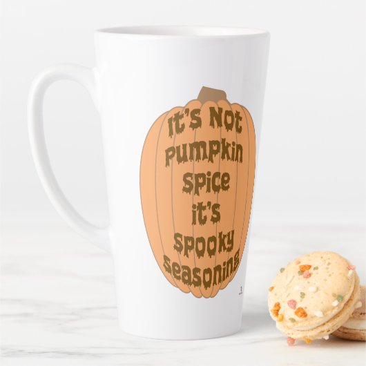 Kein Pumpkin Gewürz Funny Spooky Seasoning Slogan Milchtasse (Beispiel)