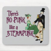 Kein Punk wie ein Steampunk Mousepad (Vorne)