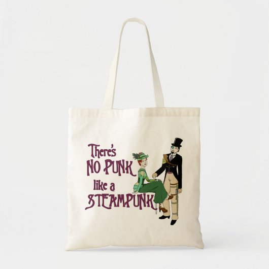 Kein Punk wie ein Steampunk Tragetasche (Vorne)