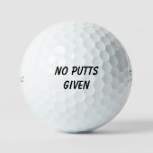 "Kein Putt gegeben" Golfball 🏌️ ♂️ (Vorderseite)