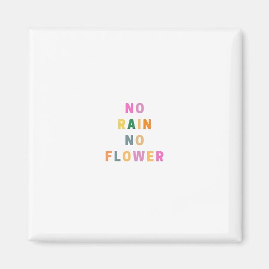 KEIN RAIN Keine Blume| Religiöse Ablenkung| Bibel Magnet (Vorne)