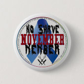 Kein Rasiernovember-Button Button (Vorderseite)
