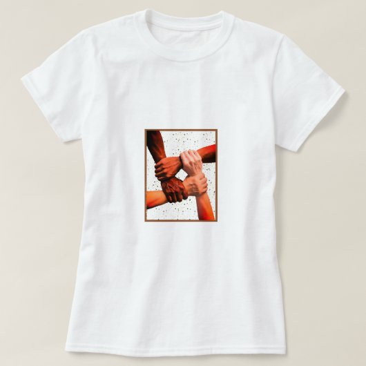 Kein Rassismus T-Shirt (Design vorne)