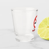 Kein Rauch-Schuss Schnapsglas (Links)