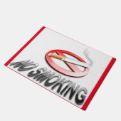 KEIN RAUCHEN FUßMATTE (Schrägansicht)