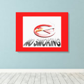 KEIN RAUCHEN LEINWANDDRUCK (Insitu (Holzboden))