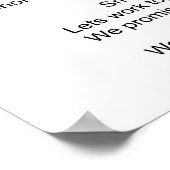 KEIN RAUCHEN! - Nach Erlass des Faschisten! -POSTE Poster (Ecke)