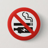 Kein Rauchen oder Vaping Button (Vorderseite)