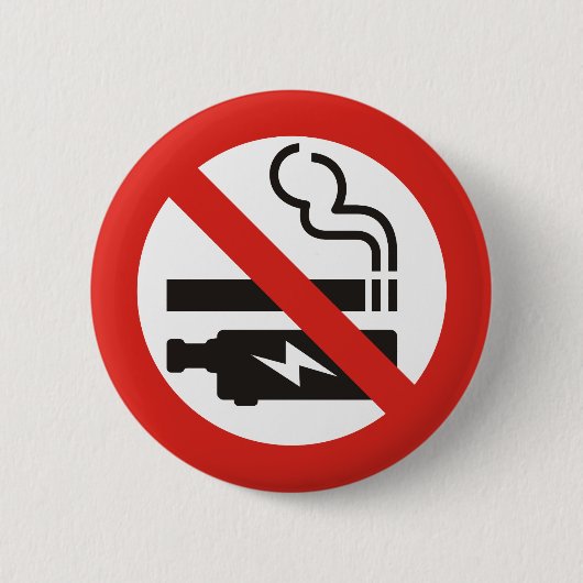 Kein Rauchen oder Vaping Button (Vorderseite)