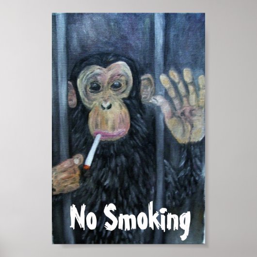 Kein rauchender Affe Poster (Vorne)