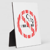 KEIN RAUCHER-BAR-CODE-Zeichen für das Barcode-Must Fotoplatte (Seite)