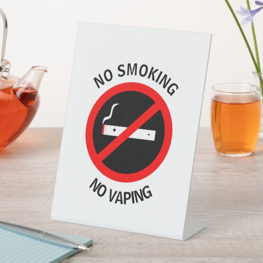 KEIN RAUCHER KEIN VAPIERZEICHEN SOCKELSCHILD (In Situ)