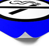 Kein Raucher-Poster Poster (Ecke)