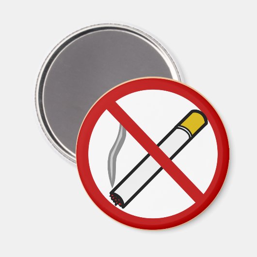 Kein Rauchmagnet Magnet (Vorderseite/Rückseite)