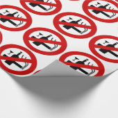 KEIN Rauchverbot ⚠ thailändisches ⚠ Geschenkpapier (Ecke)