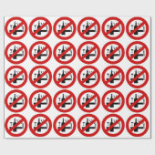 KEIN Rauchverbot ⚠ thailändisches ⚠ Geschenkpapier (Flach)