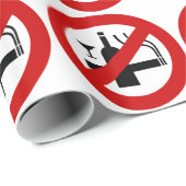 KEIN Rauchverbot ⚠ thailändisches ⚠ Geschenkpapier (Rolleneckpunkt)