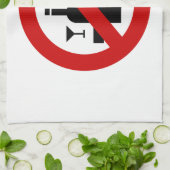 KEIN Rauchverbot ⚠ thailändisches ⚠ Geschirrtuch (Gefaltet)