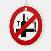 KEIN Rauchverbot ⚠ thailändisches ⚠ Keramikornament (Links)