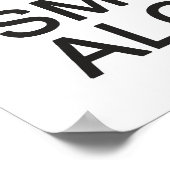 KEIN Rauchverbot ⚠ thailändisches ⚠ Poster (Ecke)