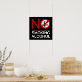 KEIN Rauchverbot ⚠ thailändisches ⚠ Poster (Küche)