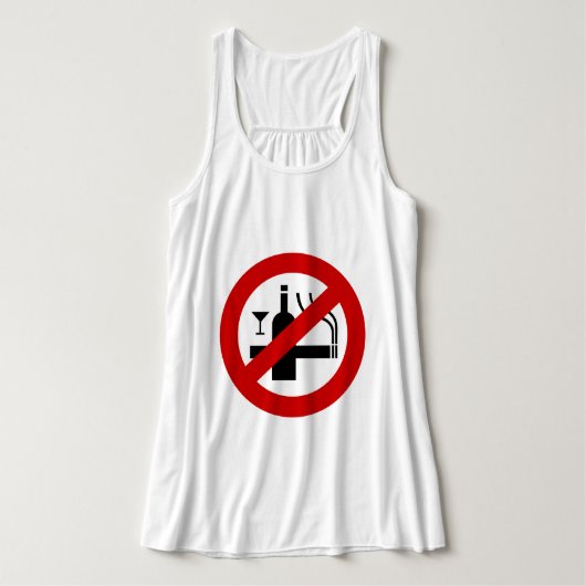 KEIN Rauchverbot ⚠ thailändisches ⚠ Tank Top (Design Vorderseite)