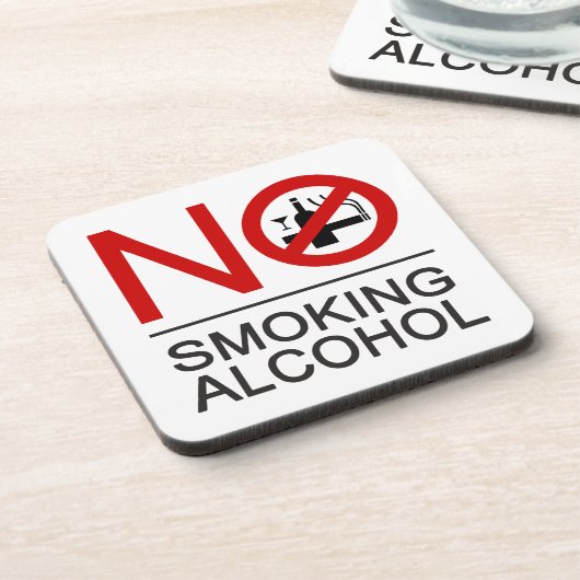 KEIN Rauchverbot ⚠ thailändisches ⚠ Untersetzer (Linke Seite)