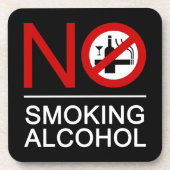 KEIN Rauchverbot ⚠ thailändisches ⚠ Untersetzer (Vorderseite)