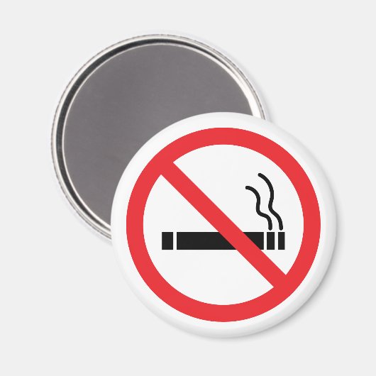 Kein Rauchzeichen Magnet (Vorderseite/Rückseite)