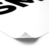 Kein Rauchzeichen Poster (Ecke)