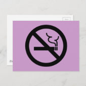 Kein Rauchzeichen Postkarte (Vorne/Hinten)