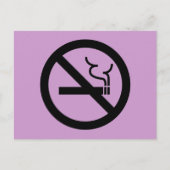 Kein Rauchzeichen Postkarte (Vorderseite)