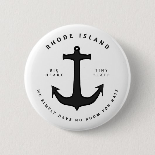 Kein Raum für Hass-Button Button (Vorderseite)