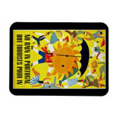 Kein Regen in Portugal~ Aber Tourist Pour in Magnet (Horizontal)