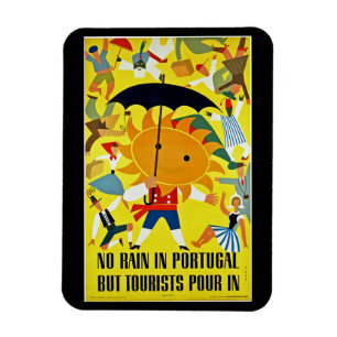 Kein Regen in Portugal Magnet